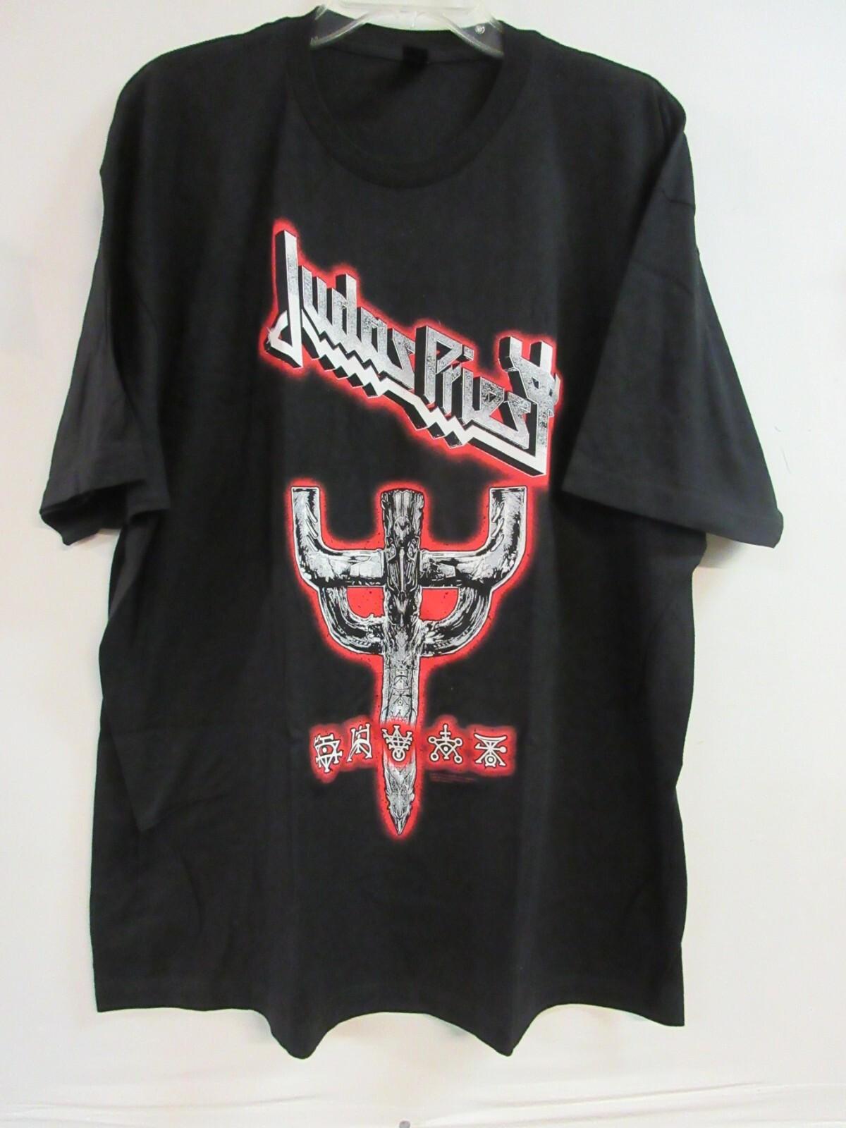 JUDAS PRIEST OFFICIAL MERCH EMBLEM 2018 TOUR BAND CONCERT MUSIC 2XL / XXL Unisex T-Shirt XXXXL