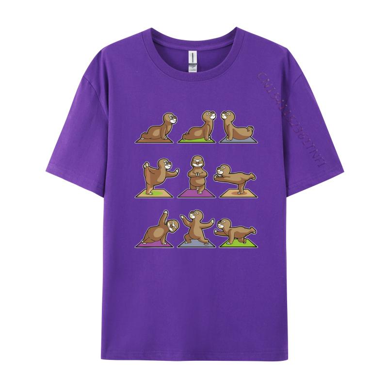 Sloth Sloth Yoga Poses Sports Gymnast Tshirt Mens Designer Clothes Cotton T Shirt Men TShirt Sports T Shirt Men