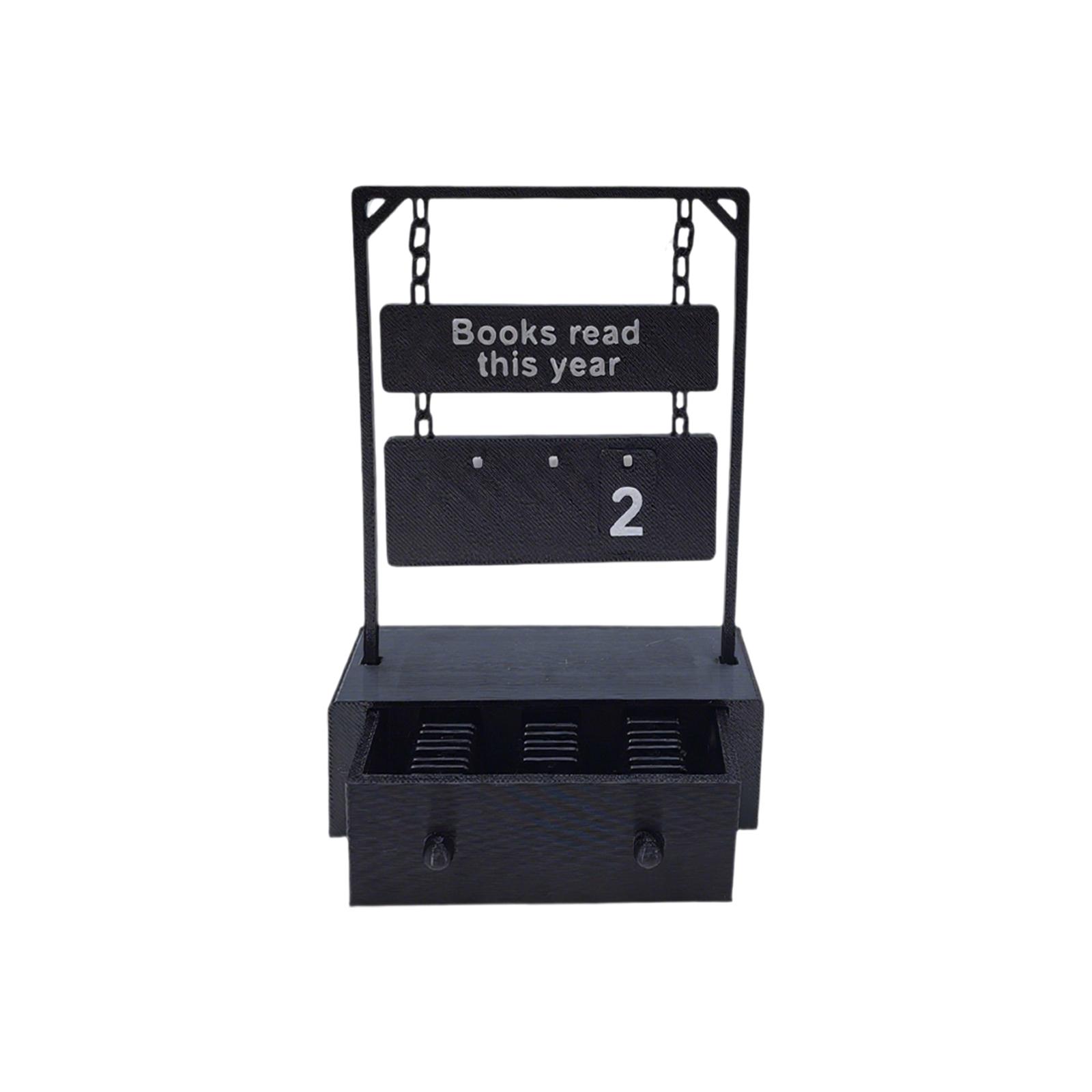 

Bookshelf Decoration Reading Counter Library Reading Aid, Gift For Writers And Book Lovers One Size чёрный