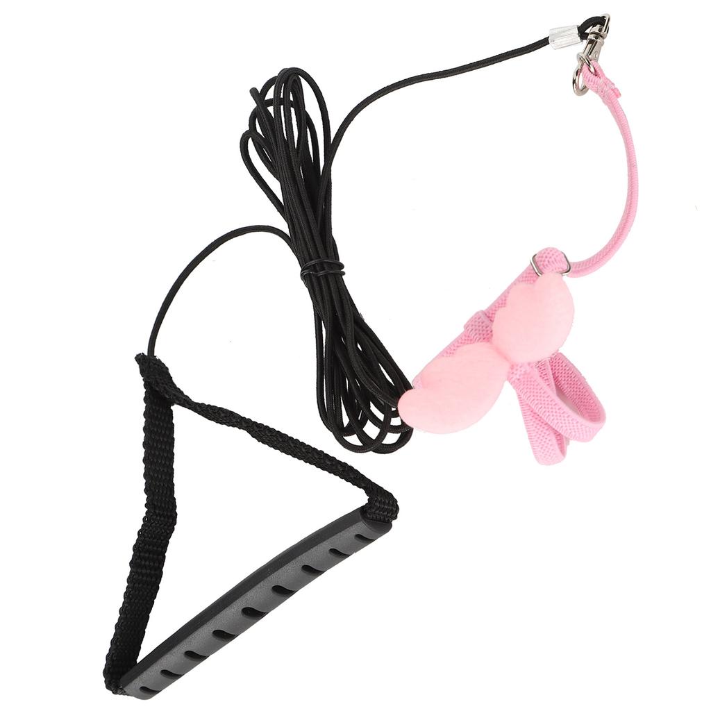 Outdoor Haustier Vogel Niedlich Geschirr Leine Papageien Flugtraining Verstellbare SeilgurtePink S