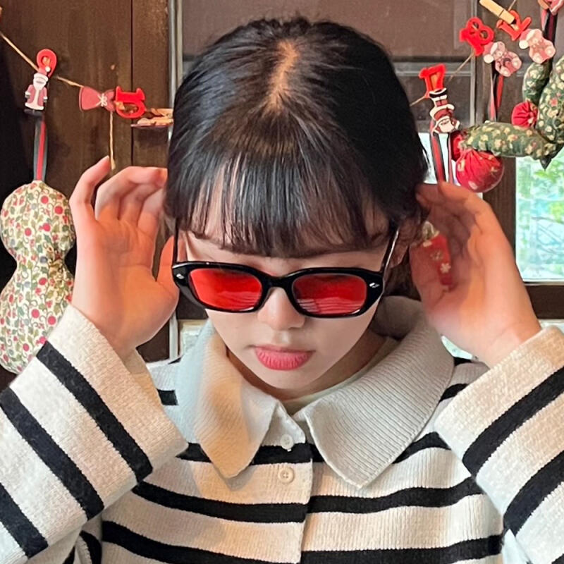 SBKA Joe-C02 Red Tint Vintage Sunglasses