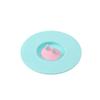1Pcs Dust‑Proof Round Mug Cover Cute Cat Ear Silicone Cup Lid Reusable Cup Topper Mug Lid Seal Drinkware