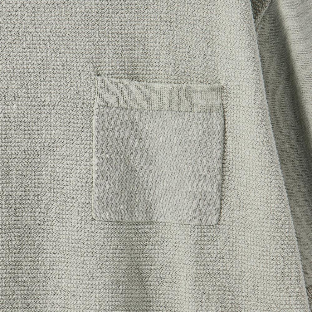 BROMPTON LONDON Half Sleve Chest Pocket Basic Round T-Shirt - A/Mint (P242Mkt515)