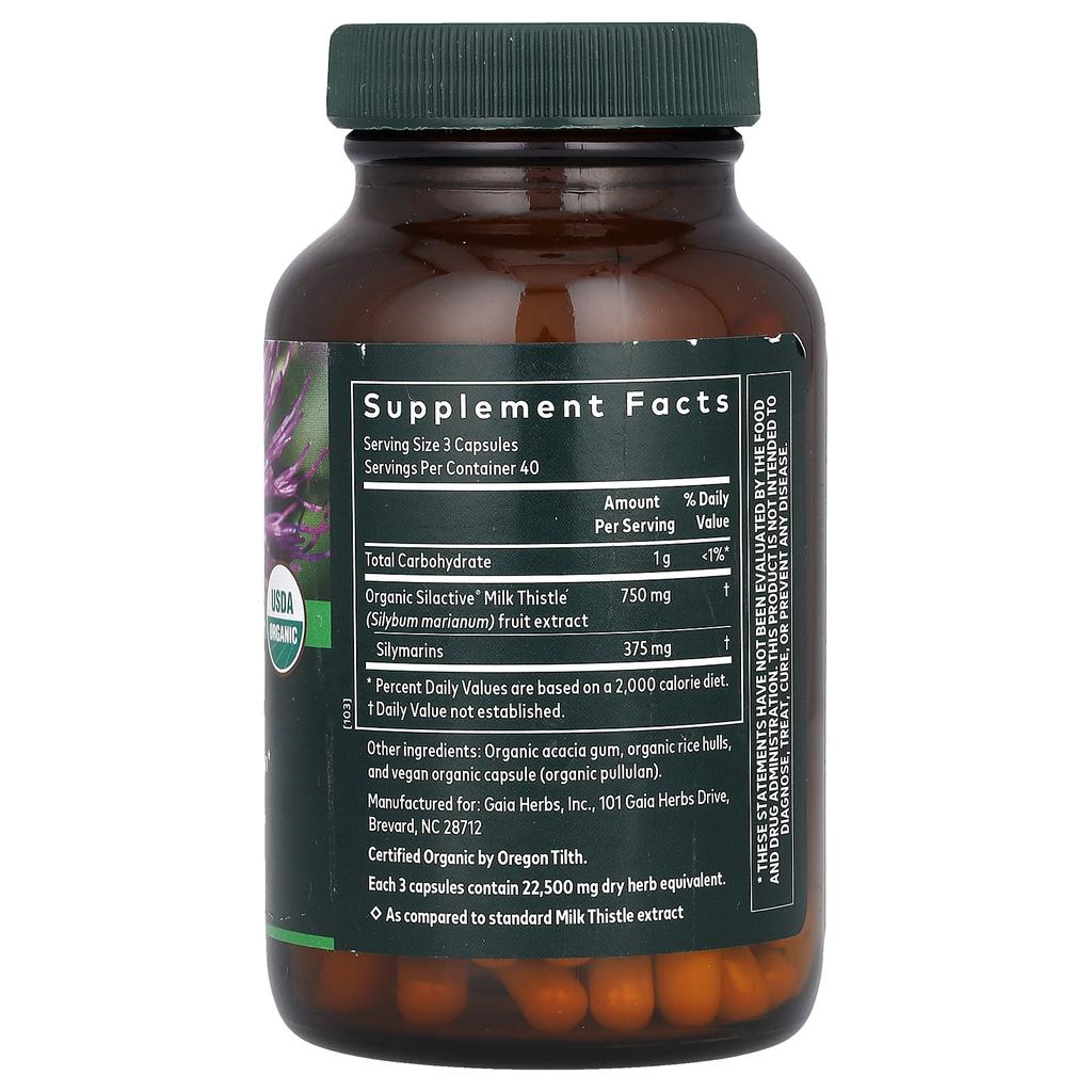 Milk Thistle, Veggie Capsules 120