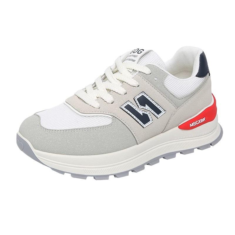 Sneakers Women's Spring 2025 New Versatile Popular Little White Shoes Soft-soled Forrest Gump Shoes Platform Dad Shoes