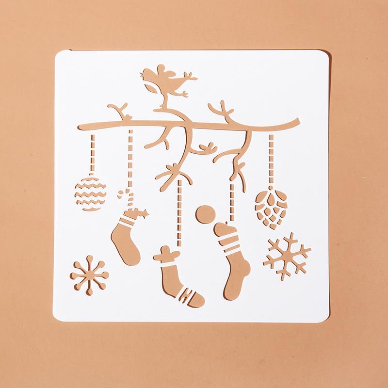 Leaves DIY Layering Stencils Wall Painting Scrapbook Coloring Embossing Album Decorative Card Template