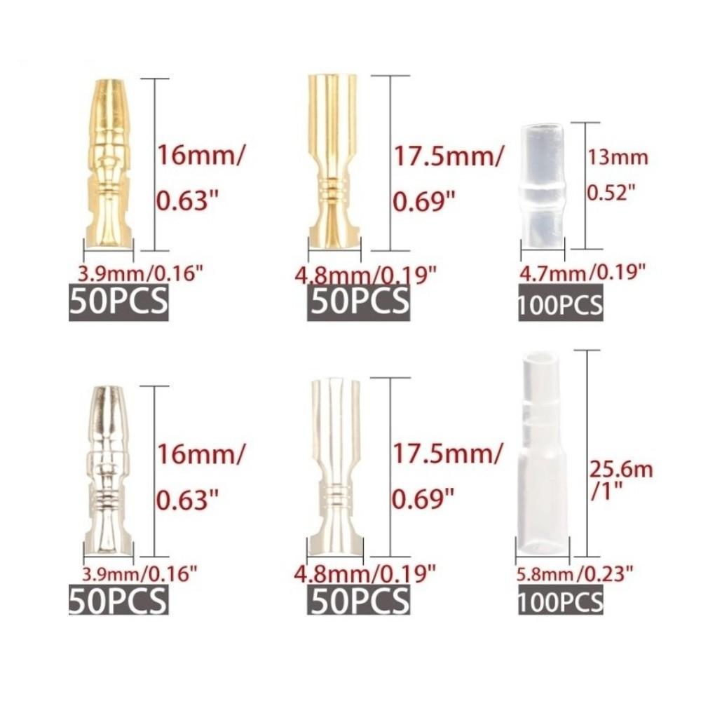 Blech Drahtklemme Kupfer Blank-Nase Klemmen Crimp-Klemmen Klemmenverbinder Blechklemme Rund-Crimpklemme
