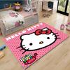 Hello Kitty kawaii Cartoon Anime Carpet for Living Room Bedroom Rug Kitchen Door Kids Un-slip Floor Mat Alfombra Birthday gift