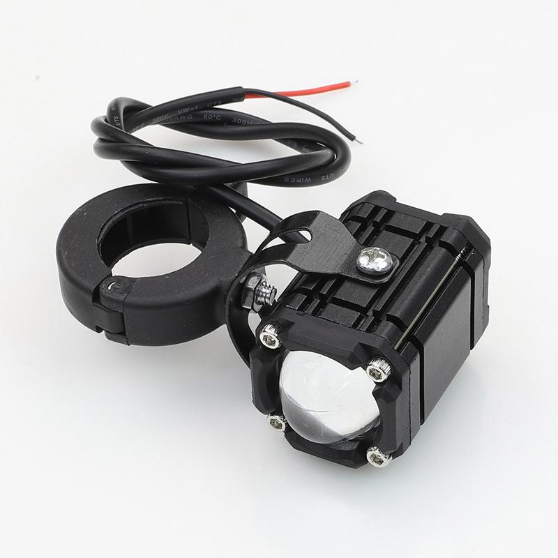 

Motorcycle Led Headlights 12V 2 Color+Burst Beam High Brightness Led Auxiliary Spotlight With Tube Clip Direct one size