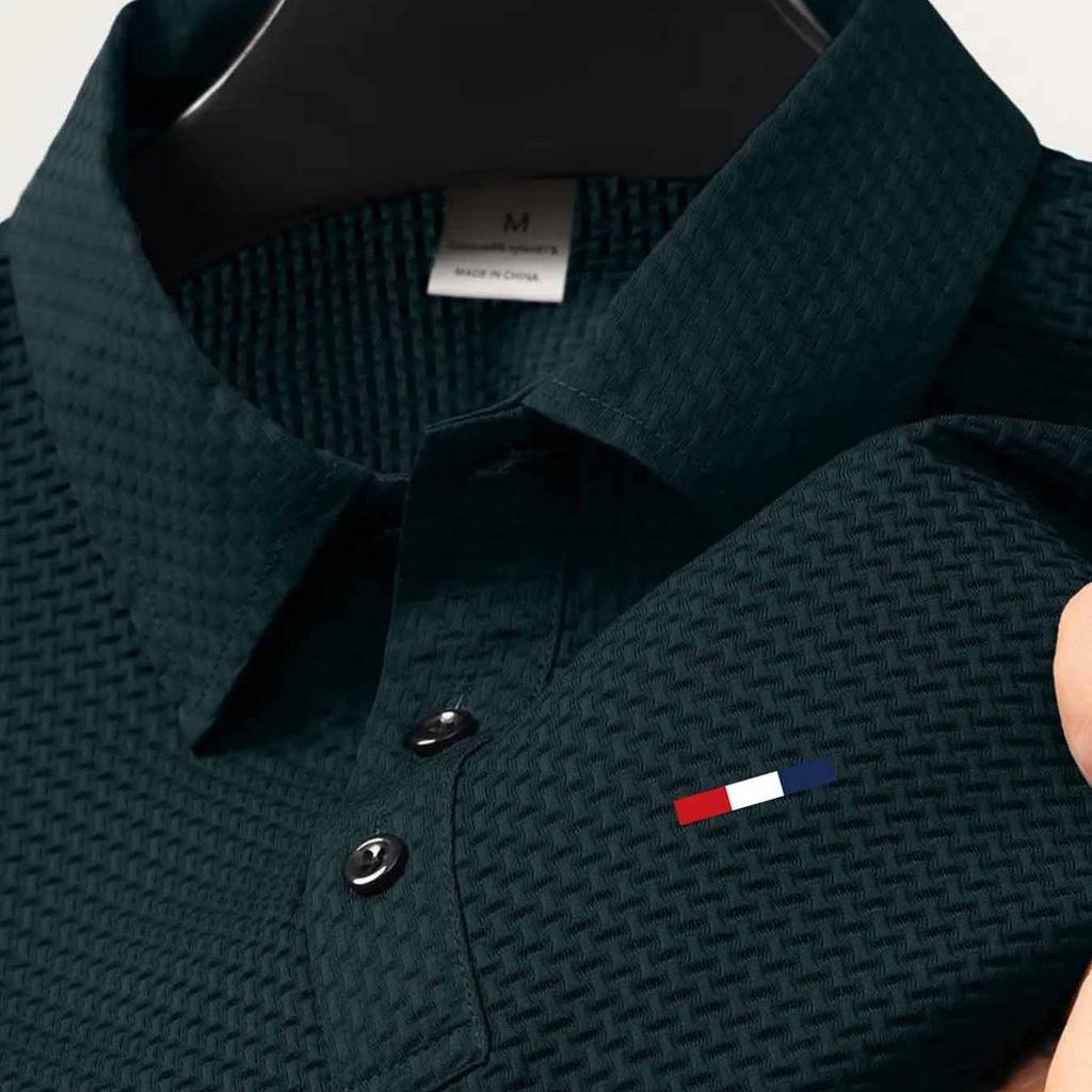 Polo Shirt for Men - Men's Polo Shirt Quick Dry Performance, Short Sleeve Mens Golf Shirts Work Tops