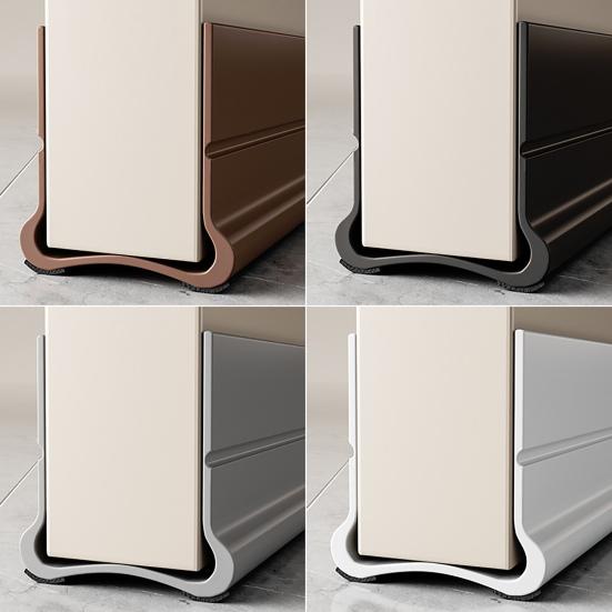 Door Bottom Sealing Strip Under-Door Sweep Weather Stripping Light Noise Dust Blocking Windproof Door Stopper Door Bottom Gap Filler Strip