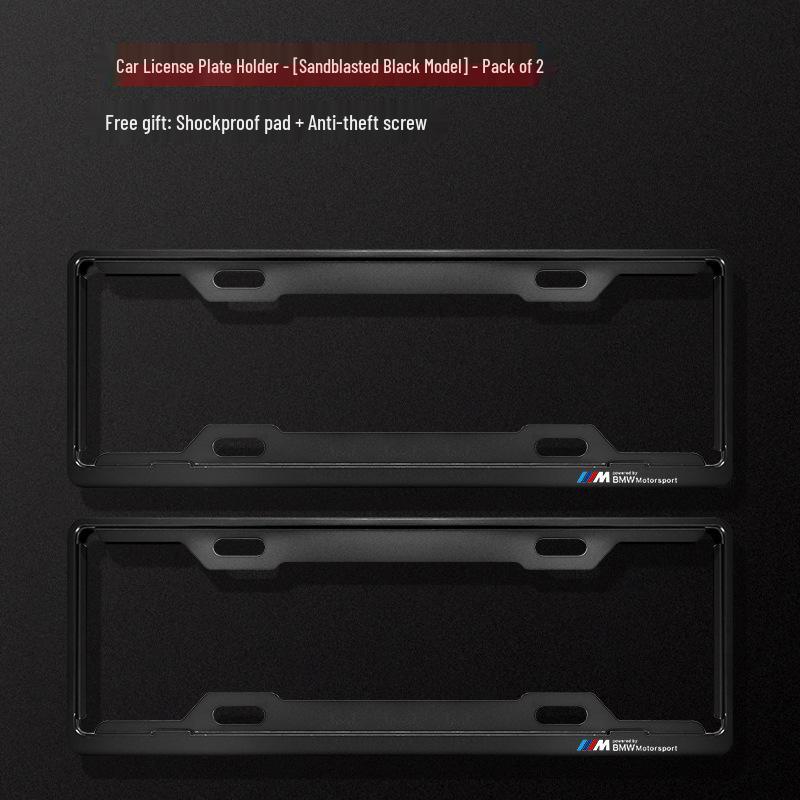 Kohlefaser-Nummernschildhalter für BMW X1, X2, X3, X4, X5, 1er, 3er, 5er