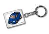 Porta-chaves Personalizado Honda Civic Type R FD2 Carro Branco Azul [MKJP] Cor Base