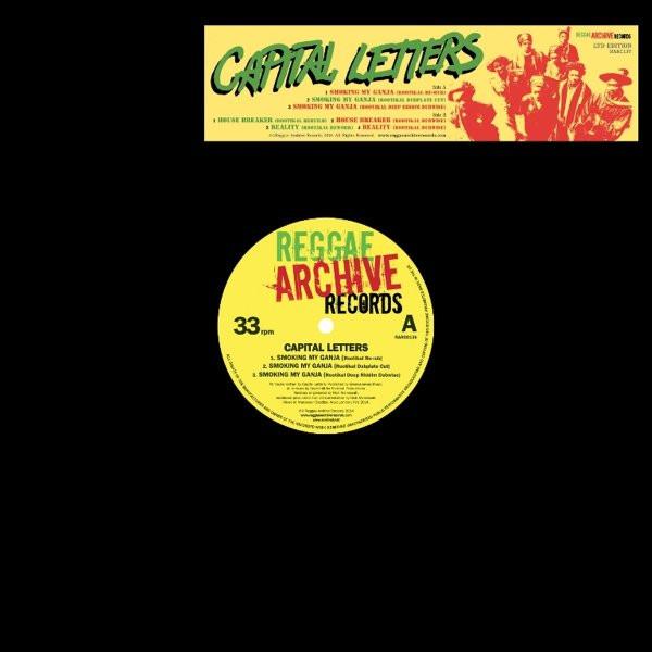 12inch Record CAPITAL LETTERS Smoking My Ganja RARC013V Reggae Archive 2014 UK Reggae Ska Dub Used