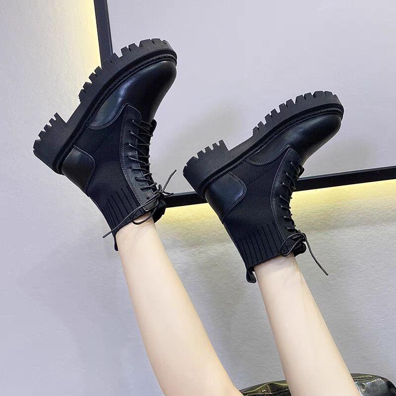 Boots Women Genuine Leather Shoes For Winter Boots Shoes Woman Casual Autumn Genuine Leather Botas Mujer Female Ankle Boots