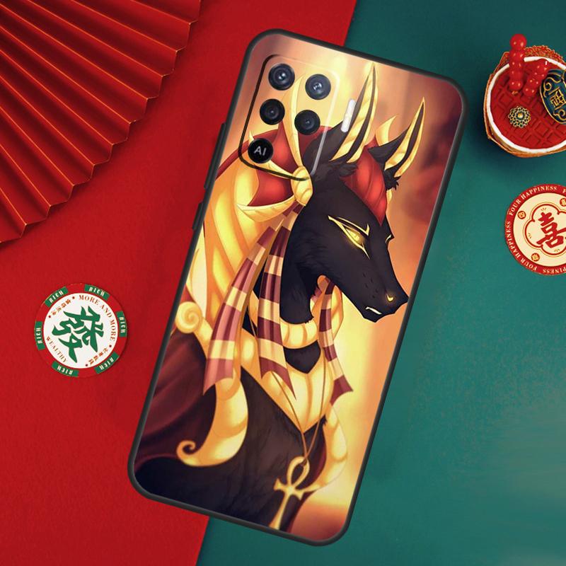 Egypt Nefertiti Anubis Ankh Case For Oppo A80 A40 A60 A6 A5 Pro A15 A16 A17 A57 A94 A74 A54 A76 A96 A18 A38 A58 A78 A98