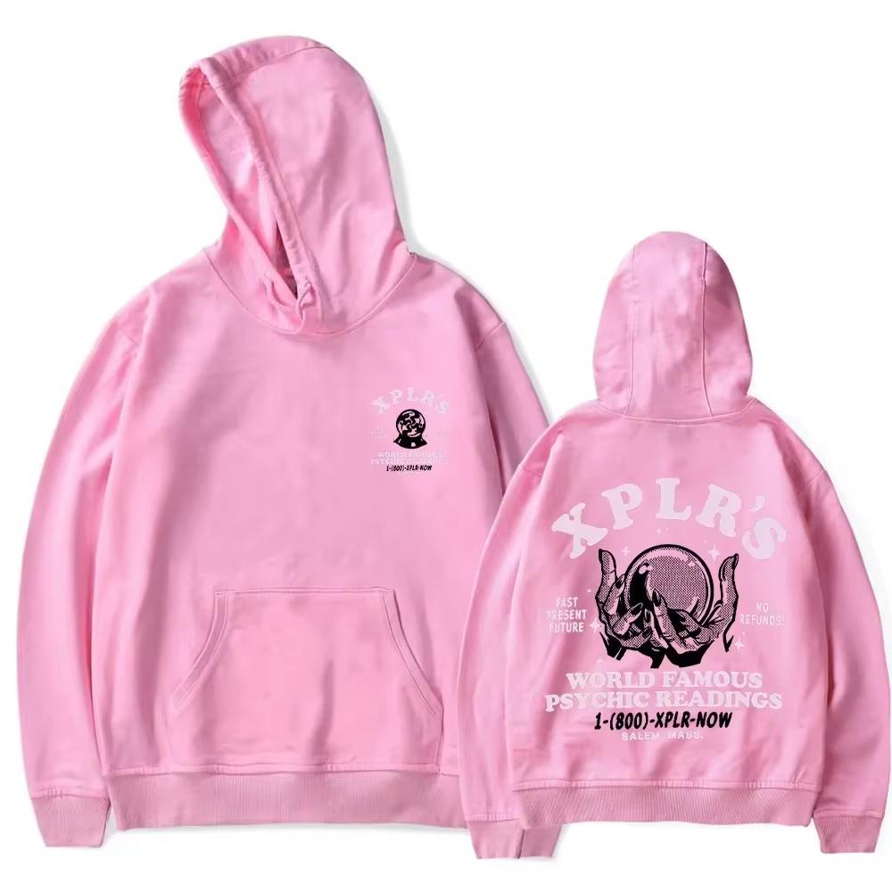 XPLR CFD Logo Stampato Sam and Colby Merch Felpe Uomo Donna Unisex Hip Hop Oversize Casual Tuta Felpa Harajuku YK2 Top