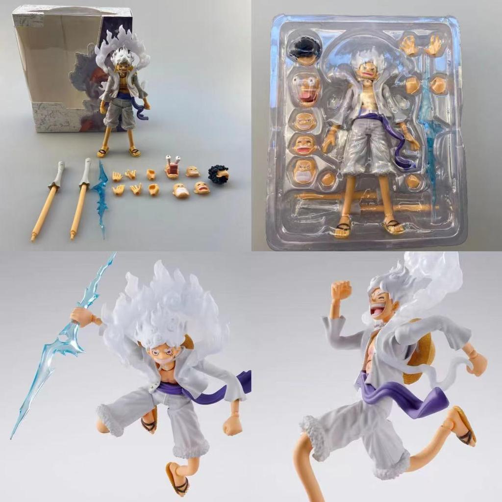 SHF One Piece Luffy Gear 5 Sun God Nika Action Figure