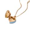 Heartshaped Pendant Necklace With Cubic Zirconia For Casual Wear