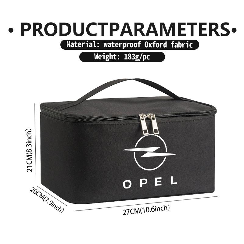 For Opel Car Waterproof Storage Bag Portable Toiletries Bags Makeup Box Wash Pounch Mokka Astra H K J G Corsa D E Vectra C B zpq577