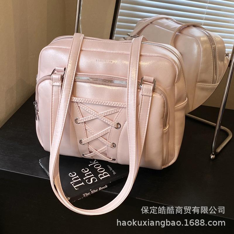 Backpack Women's Large Capacity 2025 New Casual Retro Portable Student School Bag Premium Fashion Travel Backpack