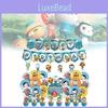Colorful Octonauts Birthday Party Decoration Set With Spiraling Banners And Balloons