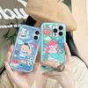 Mermaid Princess Cartoon Girl Case for iPhone 17 Pro Max, Apple 15, and 14 - Full Coverage, Protective.
