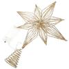 Lighted Christmas Tree Topper Glowing Star Decoration Xmas Tree Top Lighted Star Decor Holiday Ornament Christmas Decoration