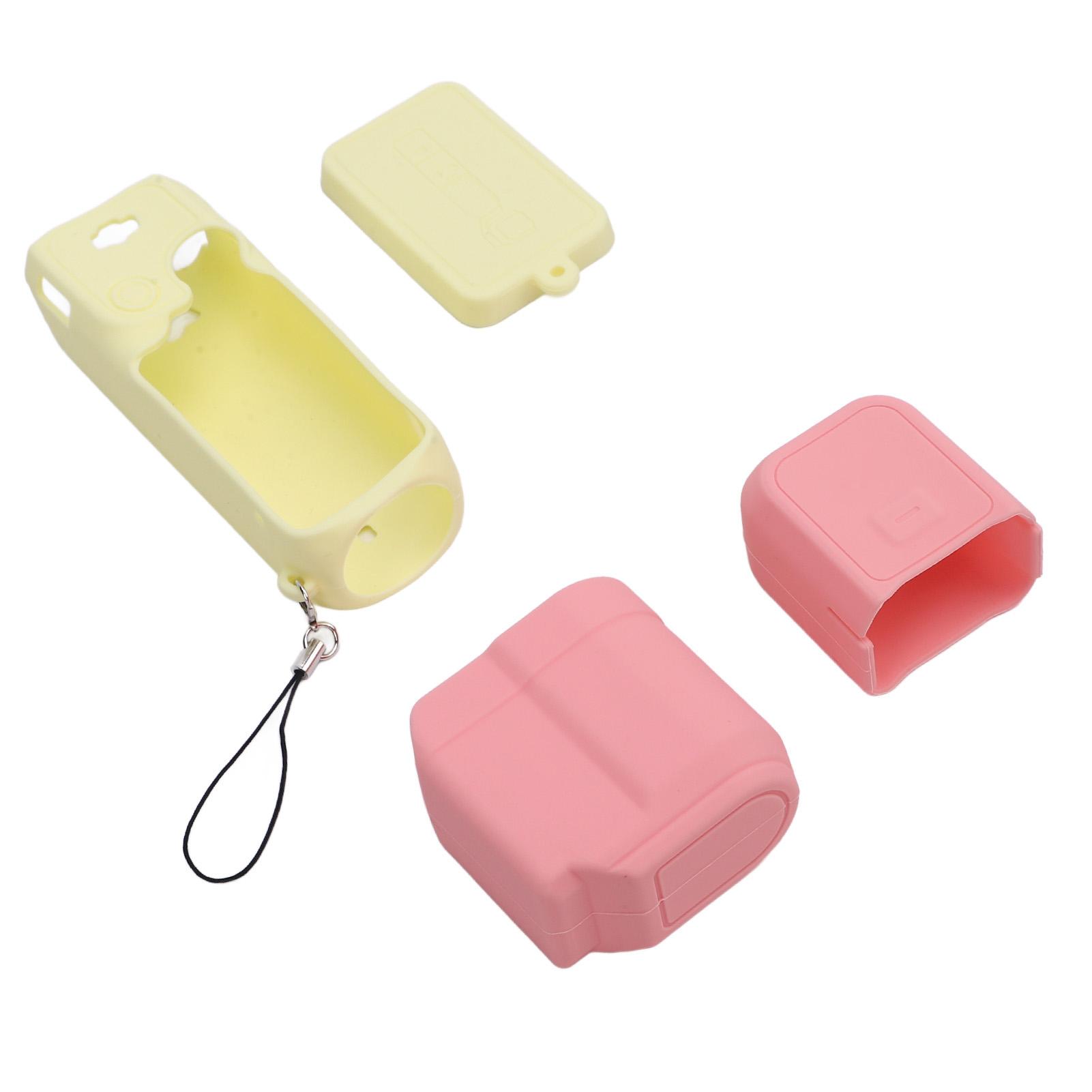 

Силиконовый чехол для карманной камеры, мягкий защитный чехол для аксессуаров POCKET 3, разноцветная крышка объектива