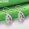 925 Sterling Silver Ethnic Style Filigree Starfish Oval Earrings - Exquisite Evening Jewelry