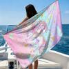 Unicorn Microfiber Beach Towel Extra Large Soft Absorbent Bath Towel for Swimming Travel Surfing Camping