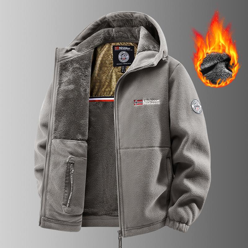 Men's Autumn  Winter Outdoor Hooded Jacket Daily Wear At Home, Travel, Parties Outdoor Fashion Versatile, Enhances Temperament Streetwear Travel Wear.
