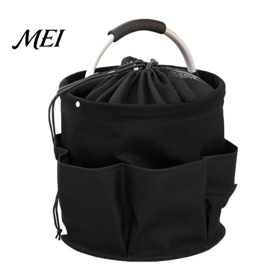 Spill-proof Storage Container Foldable Bag with Handle & Drawstring, Waterproof Oxford Cloth Pouch Multi-Pockets, Large Cleaning Tools Organizer