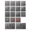 FALIANG 13A 2 Outlets AC 250V PC Material Multi Socket British Standard Modern White Color Luxury Multi-function Sockets