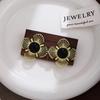 Pendientes Vintage de Estilo de Corte con Pedrería y Esmalte - Exquisita Joyería de Plata 925