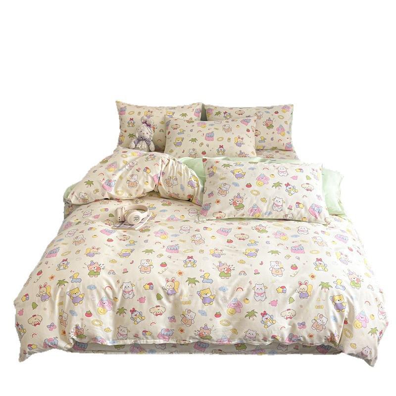 Copripiumino in Twill di Puro Cotone per Dormitori - Singolo/Matrimoniale