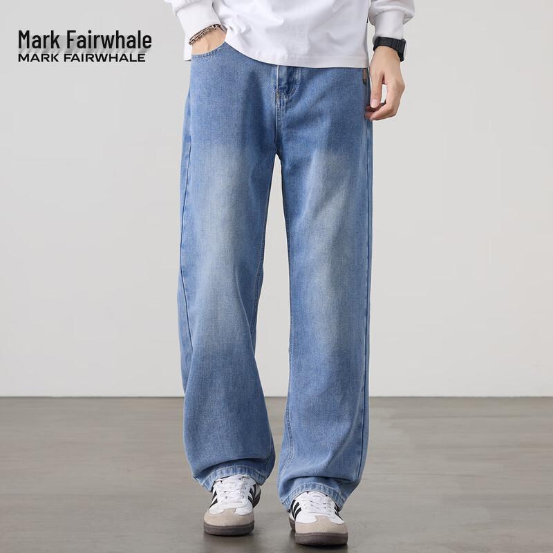 Mark Fairwhale Men's Vintage Washed Straight Jeans