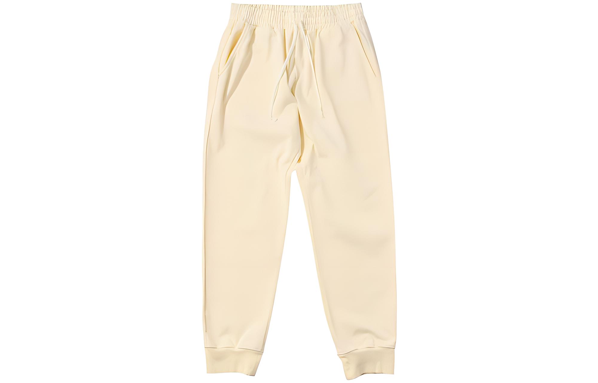 New Balance Knitted Sweatpants Unisex Beige Yellow JMPL2259-RCA L