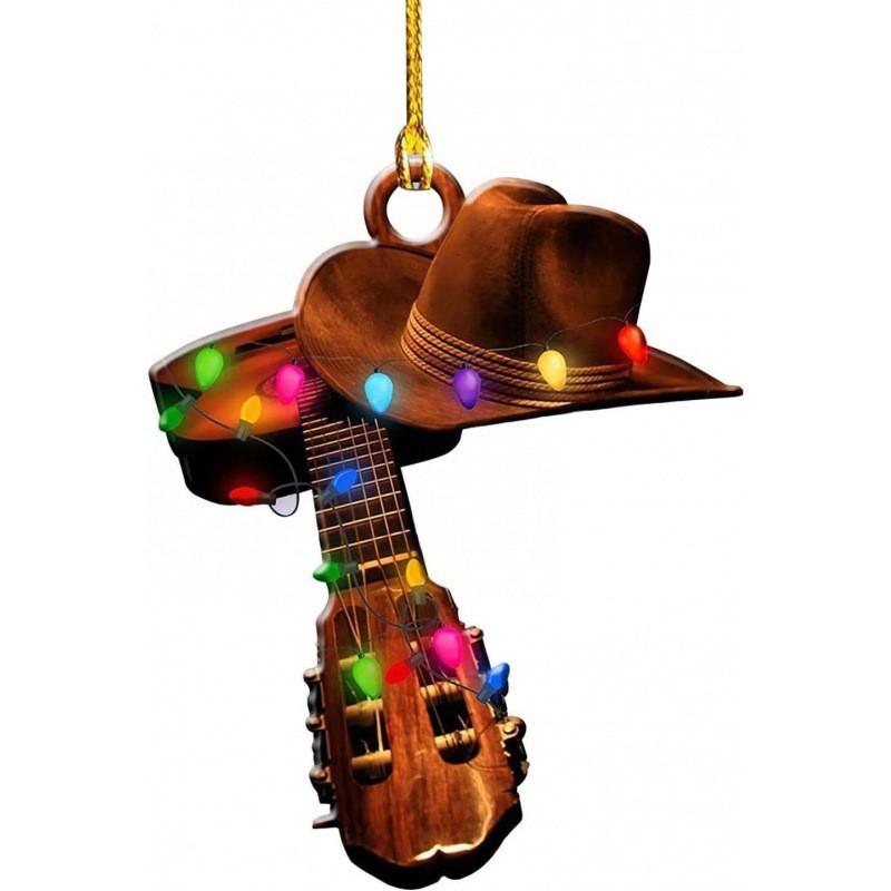 

Acrylic Colorful Retro Christmas Boot Hat Car Decoration For Holiday Home Design a
