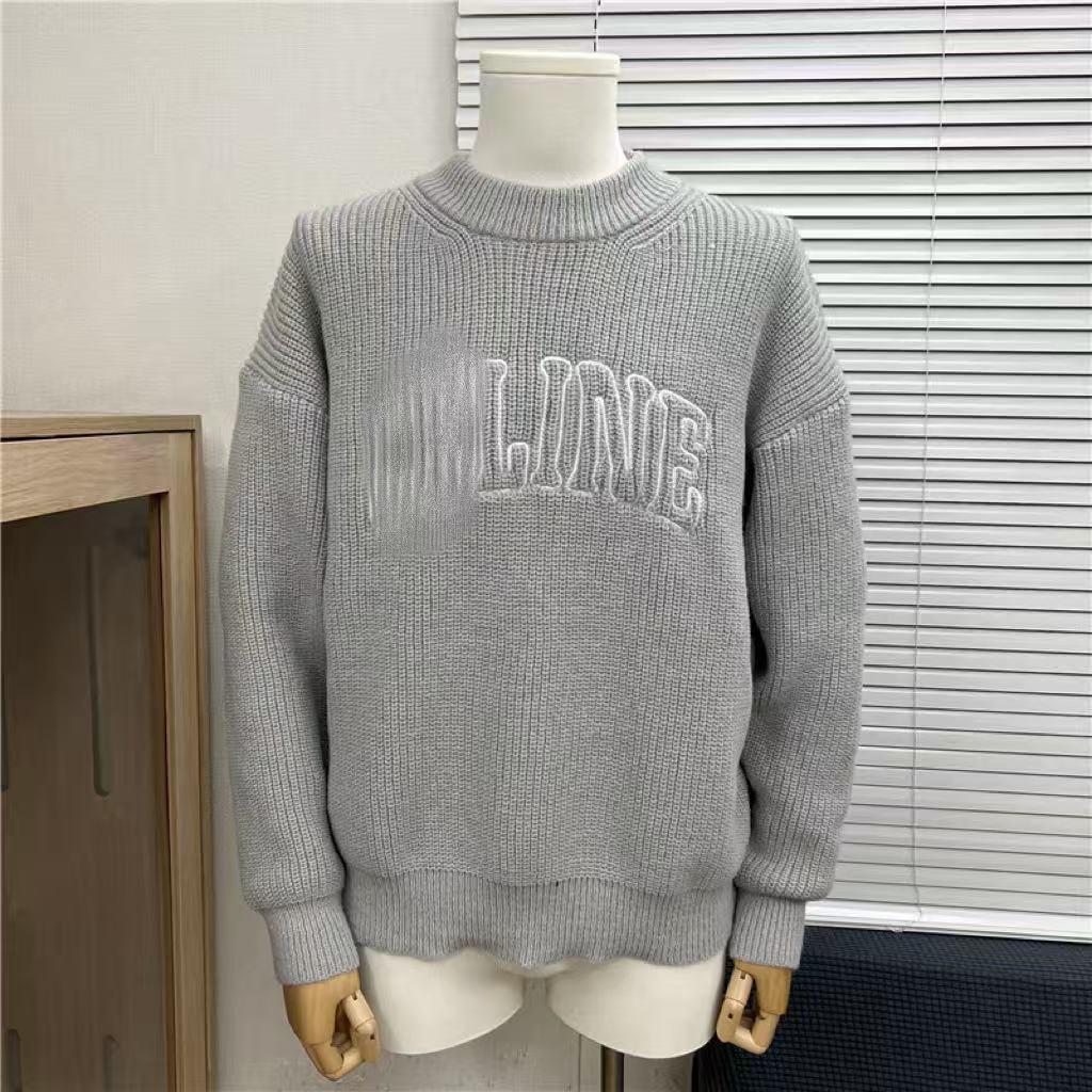 Men's CE Home 25SS Autumn/Winter Big Logo Jacquard Knit Sweater