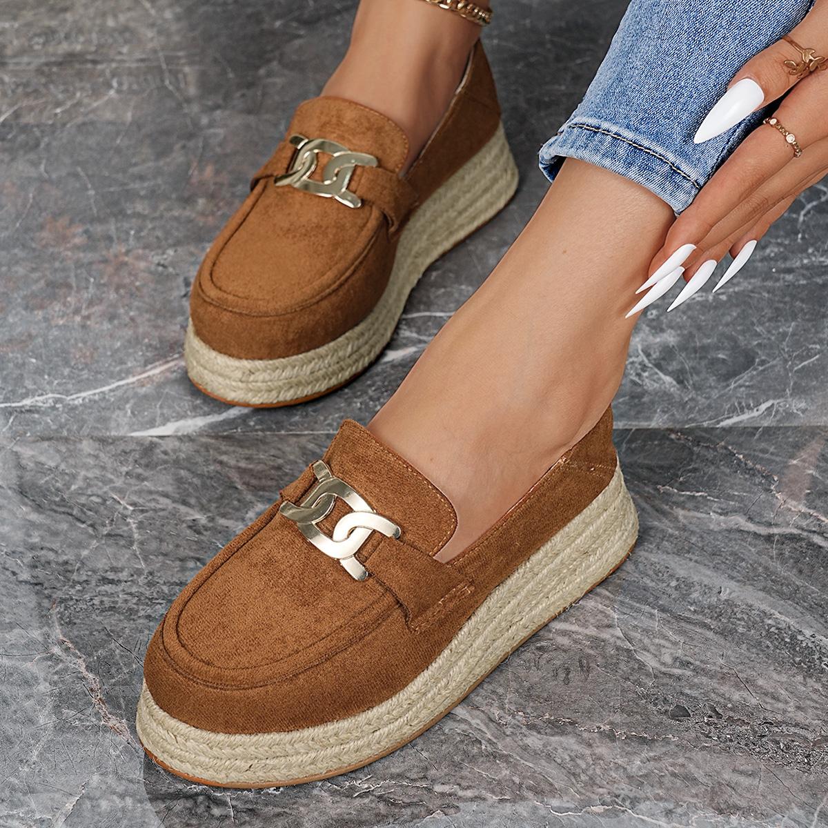 

Модные женские кроссовки Модные богемные лоферы Обувь Женская Осень Комфортные слипоны Дизайнерская обувь Женская Уличная Роскошные однотонные кроссовки 35 коричневый