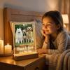 Personalized Pet Memorial Night Light Custom Pet Photo Text LED Acrylic Wood Base Thoughtful Gift or Pet Lovers Owner Friends