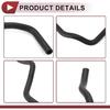 1 Pcs HVAC Heater Hose for Honda Civic 1.8L 2006-2011 Engine Coolant Water Inlet No.79721SNAA00 Black Rubber