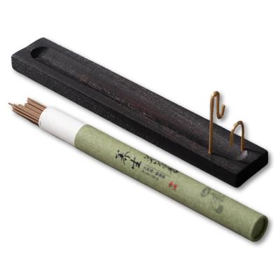 Horizontal Incense Simple Natural Wood Perfect for Living Easy Ash Includes Sample Incense [HYmish] Holder, Design, Base, Room, Bedroom, Yoga,