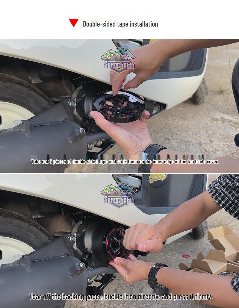 Honda NS125LA Motorcycle Radiator Fan Cover Blade Wheel