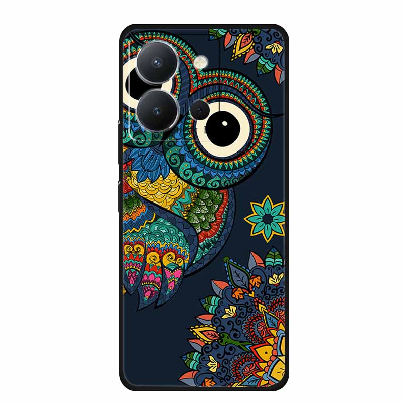 For Vivo Y36 4G Case Animals TPU Soft Cover Silicone Phone Cases For VivoY36 4G Russian Version Shockproof Protector Wolf Coque