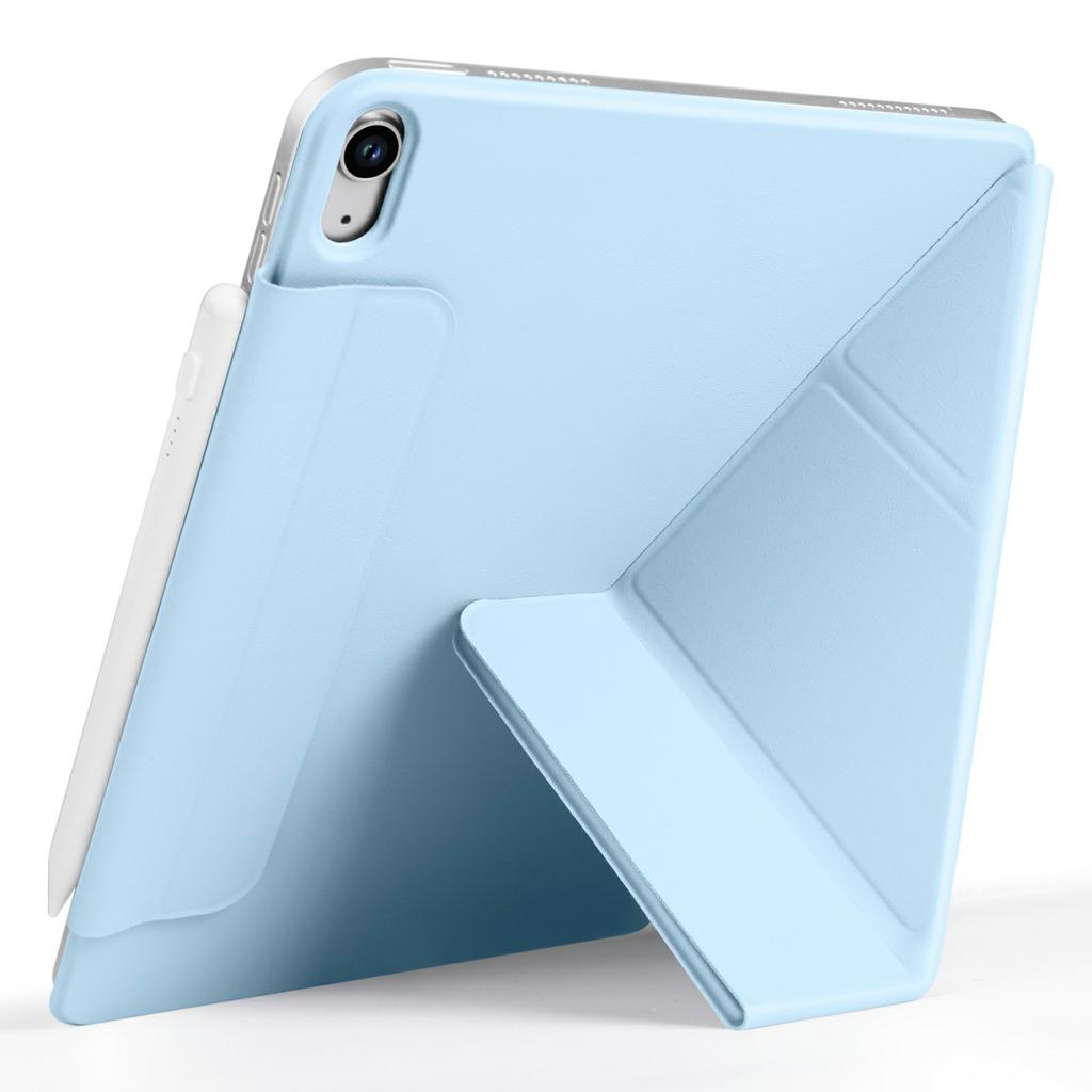 For iPad (2025)/10.9 (2022) Case PC+PU Leather Origami Stand Magnetic Tablet Cover
