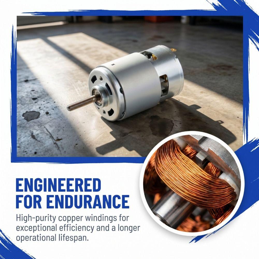 High Power Brush Motor Small High Torque Motor Gear Box Lawn Mower Motor Lithium Battery