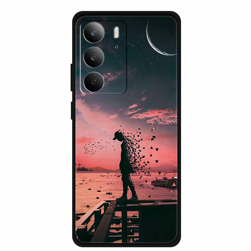 TPU Phone Case For Realme C75 C75X 4G Soft Silicone Cases Back Cartoon Patterns Cover Funda C 75 RMX3941 Fashion Luxury Bumper