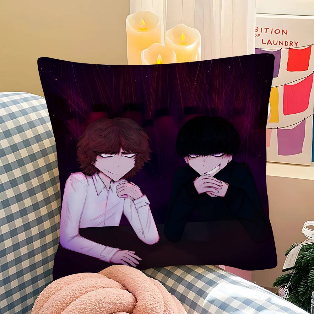 pc KKetseki Album Vintage Anime Pillow Case Fashion Square Pillowcase Bedroom Sofa Room Ins Decoration Leisure